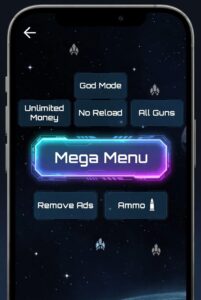 Blast Off to Victory: Space Shooter MOD APP with Mega Menu, Unlimited Money & God Mode! 2